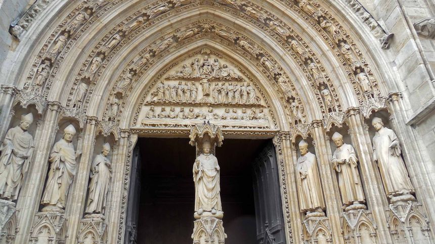 ciaobici1056 Bordeaux Cattedrale Portale gotico